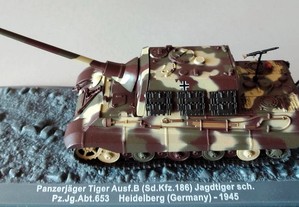 * Miniatura 1:72 Tanque/Blindado/Panzer/Carro Combate TIGER AUSF. B
