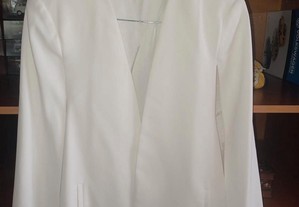 Blazer capa da Zara Woman branco