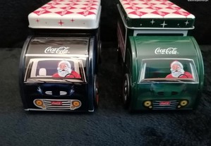 2 Carrinhas metalicas Coca Cola - Novas