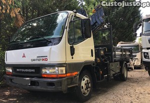 Mitsubishi Canter 7C14 Basculante com grua Hiab
