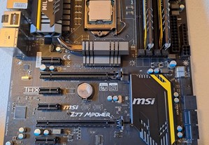 Motherboard MSI Z77 Mpower LGA 1155 c/ 8GB DDR3 Avexir Ram