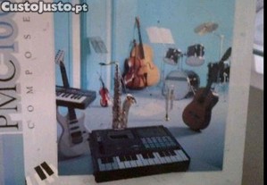 Piano compositor. Grava em cassete ou outro dispositivo