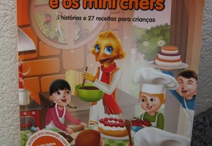 livro de receitas da Leopoldina e os mini chefs