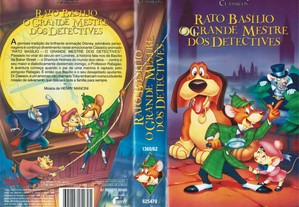Walt Disney - Rato Basílio Grande Mestre dos Detetives - VHS - Original - 1992