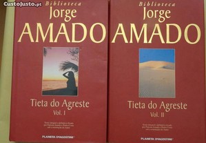 "Tieta do Agreste" de Jorge Amado - 2 Volumes