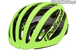LIGHT PRO Capacete de Ciclismo Estrada e MTB Fluo fosco/preto brilhante