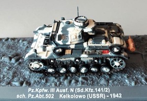 Miniatura 1:72 Tanque/Blindado/Panzer/Carro Combate ASUF. N (SD.KFZ141/2)
