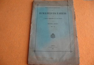 Boletim da Direcção Geral de Agricultura - Região Vinhateira do Alto Douro - 1895