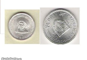 Portugal moeda 5$00 D. Henrique prata