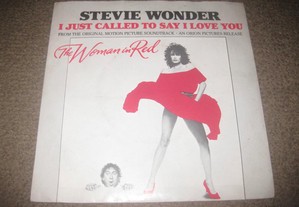 Vinil Single 45 rpm do Stevie Wonder "I Just Called To Say I Love You"