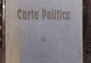 Carta Politica - B. Mendonça 1925