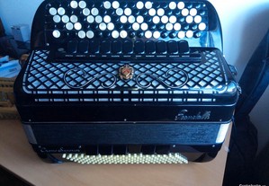 Scandalli Super VI 2S (Cromo superior) , 4a voz, LMMH, Made in Italy, acordeon , accordion