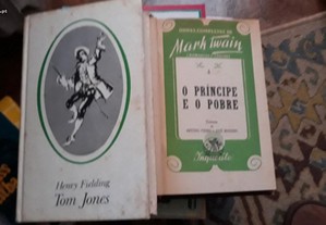 Obras de Henry Fielding e Mark Twain