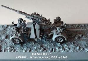 * Miniatura 1:72 Tanque/Blindado/Panzer/Carro Combate Canhão 8.8 cm FLAK 37