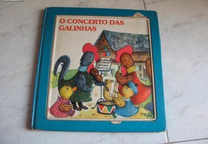Livro infantil antigo O Concerto das galinhas da Maltese