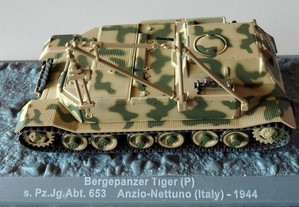 * Miniatura 1:72 Tanque/Blindado/Panzer/Carro Combate BERGEPANZER TIGER (P)
