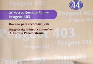 * Miniatura 1:43 Colecção Queridos Carros Nº 44 Peugeot 403 (1956) Com Fascículo