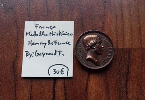 Medalha Histórica Francesa Henry de France