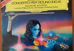 vinil: Salvatore Accardo "Nicolò Paganini - Concerto per violino nº 6"
