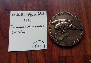Medalha 1970 Áf. Sul Transvaal Numismatic Society