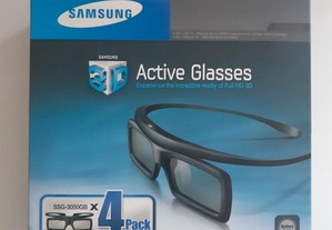 Pack 4x Óculos 3D Samsung - SSG-3050GB