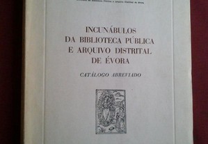 Isabel Cid-Incunábulos da Biblioteca Distrital de Évora-1988