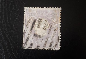 Raro selo Portugal D. Luís 240 reis 1870-76