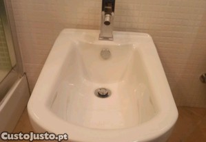 Bidé e torneira misturadora sem uso!