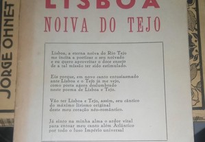 Lisboa noiva do Tejo, de Santos Cravina.