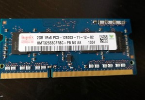 Memória 2GB ddr3 PC3-12800 (1600mhz) SODIMM