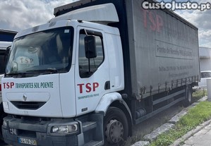 Camio renault modelo 18 270 com planta forma traseira