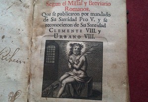 Oficio de la Semana Santa-missal e Breviário Romanos-1716