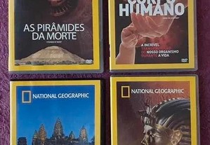 DVDs da National Geographic ( 4 UNIDADES )
