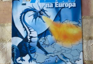 Revista O Jogo Sangue Azul na Europa 1989 - Incluí 8 posters dos Super Dragões