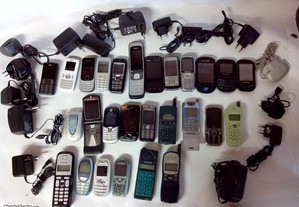 27 telemóveis e15 transformadora de varias redes