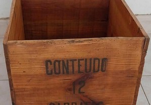 Antiga Caixa para Transporte de Vinhos. PEÇA DE COLEÇÃO / Decorativa