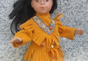 boneca de porcelana India coleção