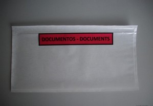 Envelopes auto adesivos "packing list", bolsa cont