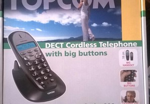 Telefone sem fios TOPCOM c/ botões grandes