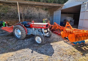 Tractor ferguson 135 com alfaias impecável