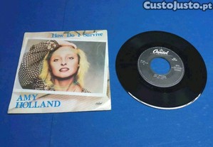 Disco Vinil Single 7'' 45 RPM Amy Holland - How do I survive PT 1980