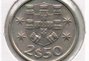 2.50 Escudos 1981 - bela/soberba