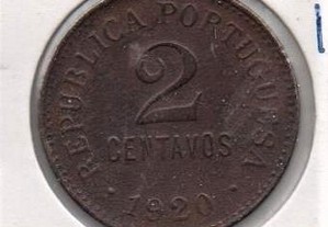 2 Centavos 1920 - bela