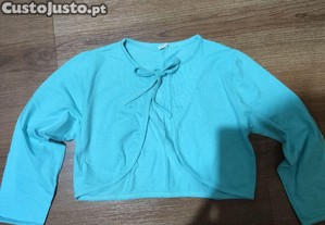 Bolero azul de menina