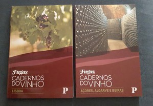 Cadernos do Vinho. Lisboa. Açores, Algarve e Beiras