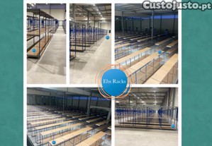 Instalao picking/arquivo ligeiro/mdia em vrias medidas para armazenagem.