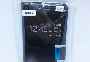 Capa tipo livro dobrável para Samsung Note 4