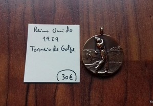 Medalha 1929 Torneio de Golfe - Reino Unido