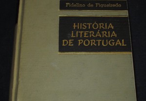 Livro História Literária de Portugal (séculos XII-XX) Fidelino de Figueiredo