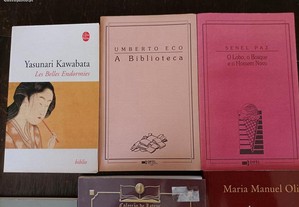 4 Livros Kawabata, G. M. Tavares, Lessing, Cada